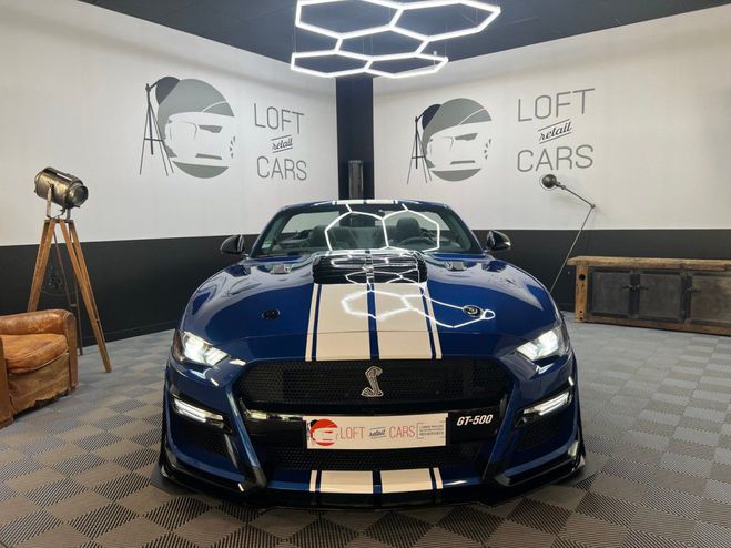 Ford Mustang Shelby CONVERTIBLE V8 5.0 BVA10 GT KIT G BLEU FONCE de 2018