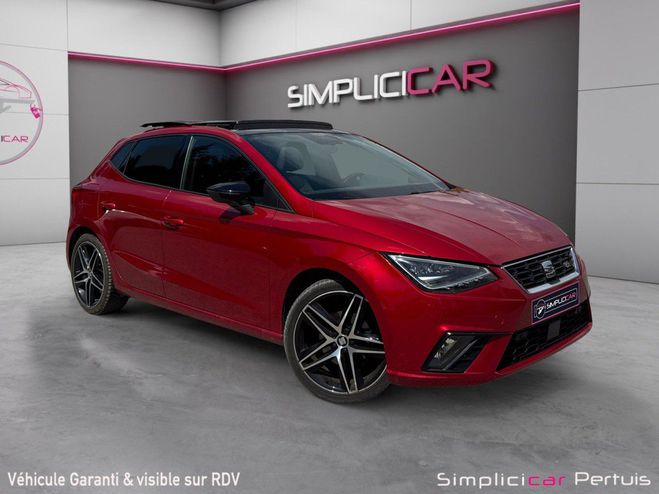 Seat Ibiza 1.0 EcoTSI 115 ch FR Camera 360 Carplay  Rouge de 2019
