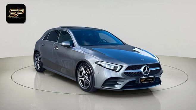 Mercedes Classe A 180d AMG Line Premium * Toit Ouvrant * M Gris de 2019