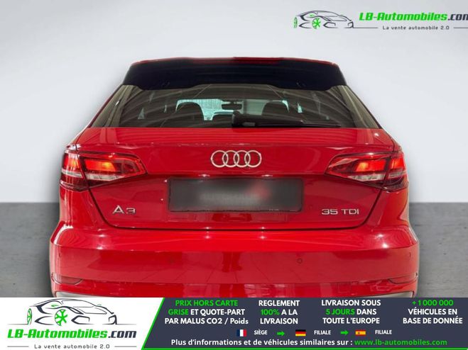Audi A3 TDI 150 BVA Rouge M�tallique de 2020
