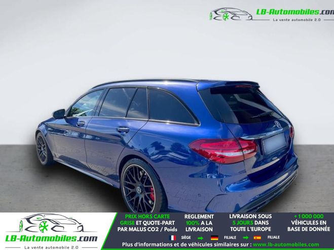 Mercedes Classe C 63 S AMG Bleu M�tallique de 2017