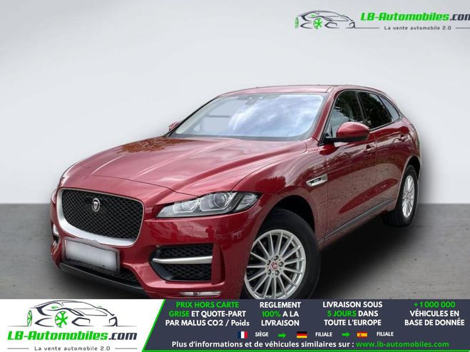 Jaguar F Pace 2.0 - 250 ch AWD BVA Rouge M�tallique de 2017