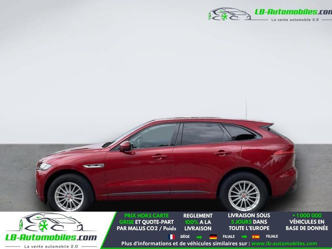 Jaguar F Pace 2.0 - 250 ch AWD BVA Rouge M�tallique de 2017