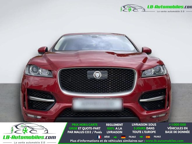 Jaguar F Pace 2.0 - 250 ch AWD BVA Rouge M�tallique de 2017