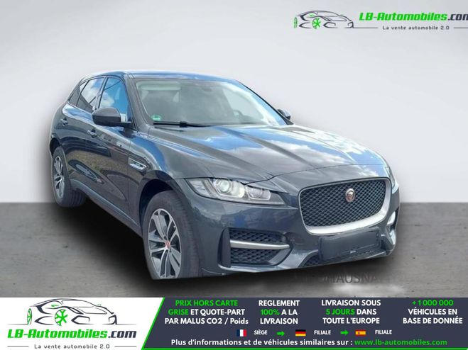 Jaguar F Pace 2.0 - 300 ch AWD BVA Gris M�tallique de 2018