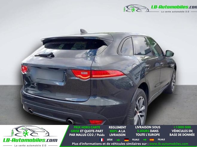 Jaguar F Pace 2.0 - 300 ch AWD BVA Gris M�tallique de 2018