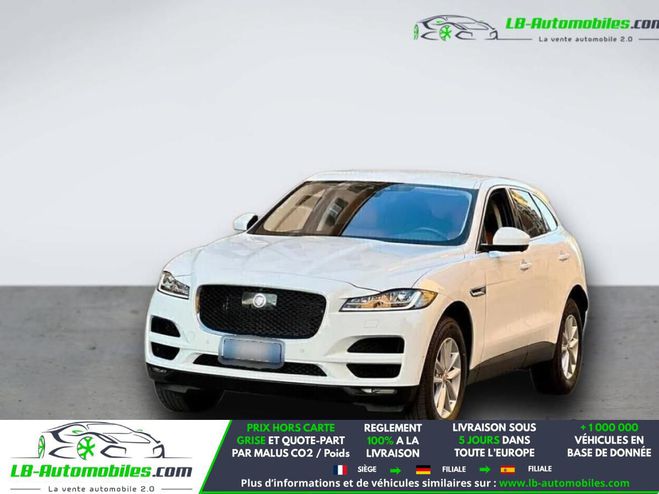 Jaguar F Pace 2.0 - 300 ch AWD BVA Blanc M�tallique de 2019