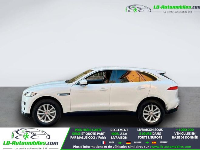 Jaguar F Pace 2.0 - 300 ch AWD BVA Blanc M�tallique de 2019
