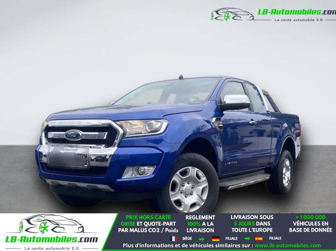 Ford Ranger 3.2 TDCi 200 BVA SUPER CABINE Bleu de 2016
