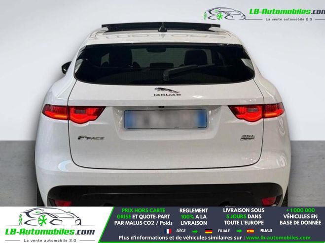 Jaguar F Pace 2.0 - 250 ch AWD BVA Blanc M�tallique de 2019