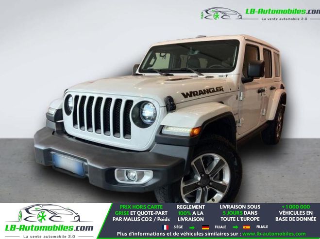 Jeep Wrangler 2.8 CRD 200 - BVA 5 Portes Blanc de 2018