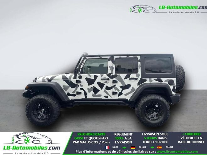 Jeep Wrangler 2.8 CRD 200 - BVA 5 Portes Blanc de 2014