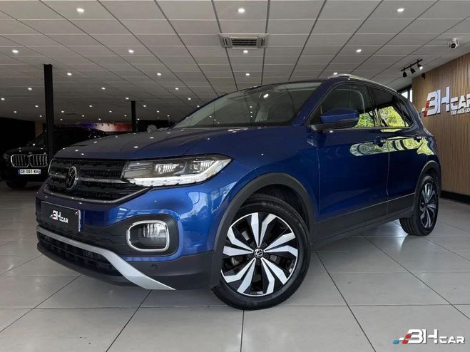 Volkswagen T Cross 110CH 1.0TSI CARPLAY CAMERA GARANTIE 1 A Bleu de 2021