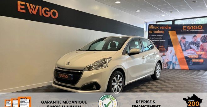 Peugeot 208 1.5 bluehdi 100 active start-stop Blanc de 2020