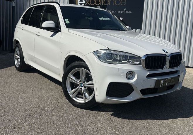 BMW X5 (F15) XDRIVE30DA 258CH M SPORT 7 PLACES Blanc de 2014