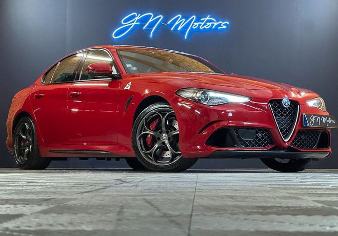 Alfa romeo Giulia 2.9 V6 510ch Quadrifoglio AT8 2e main Fr Rouge de 2017