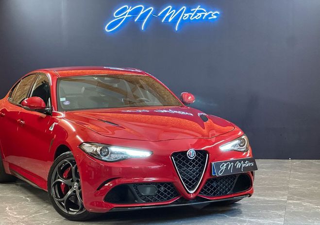 Alfa romeo Giulia 2.9 V6 510ch Quadrifoglio AT8 2e main Fr Rouge de 2017