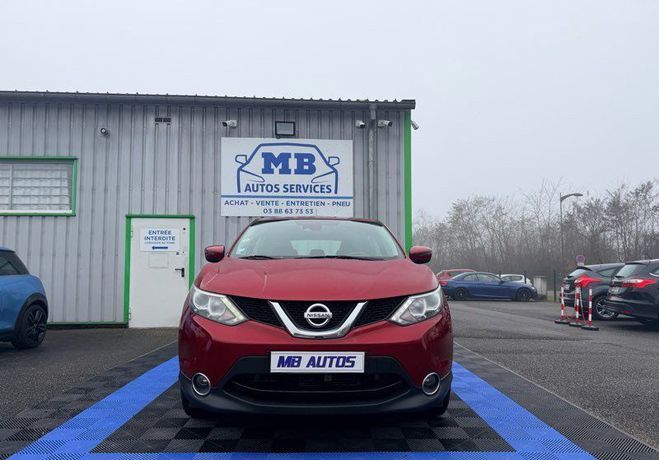 Nissan Qashqai 1.6 Dci 130 Boite Auto Tekna GPS Cam�ra  Bordeaux de 2016