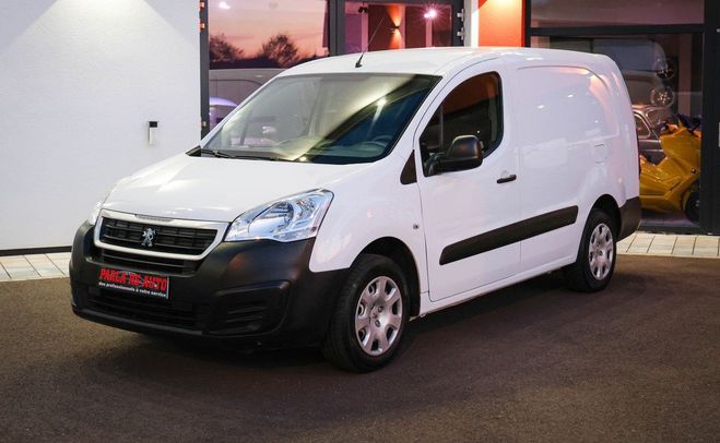 Peugeot Partner phase 2 1.6 BlueHDi 100ch rallong� 3 pla Blanc de 2018