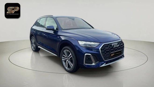 Audi Q5 40 TDI quattro S line S-Tronic 204 ch *  Bleu de 2021