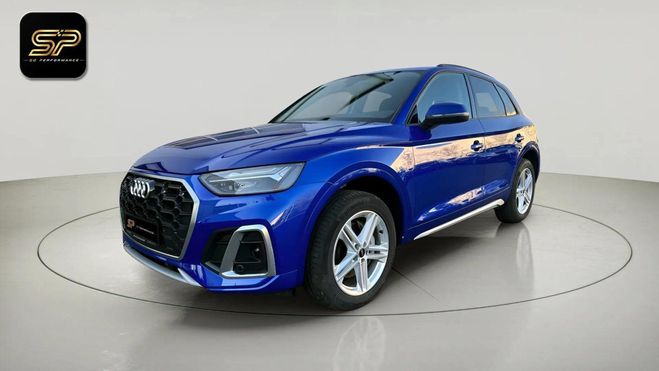 Audi Q5 55 TFSI e quattro S line S-Tronic 367 ch Bleu de 2022