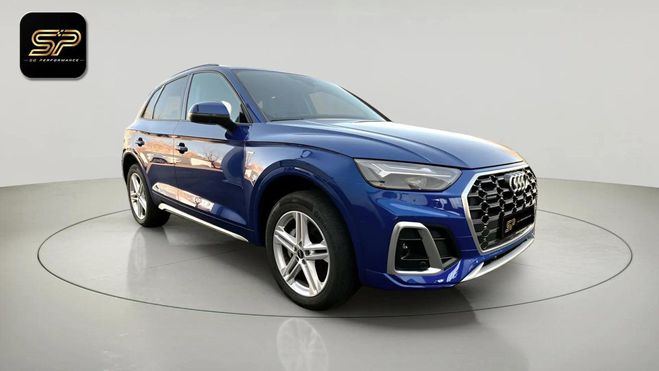 Audi Q5 55 TFSI e quattro S line S-Tronic 367 ch Bleu de 2022