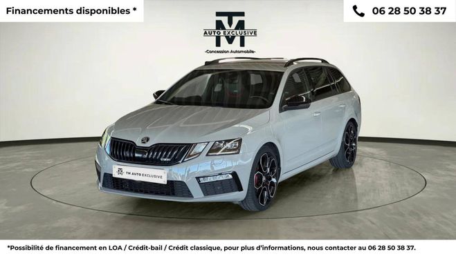 Skoda Octavia Combi 2.0 TDI 184 ch SCR FAP DSG7 4x4 RS Gris de 2020