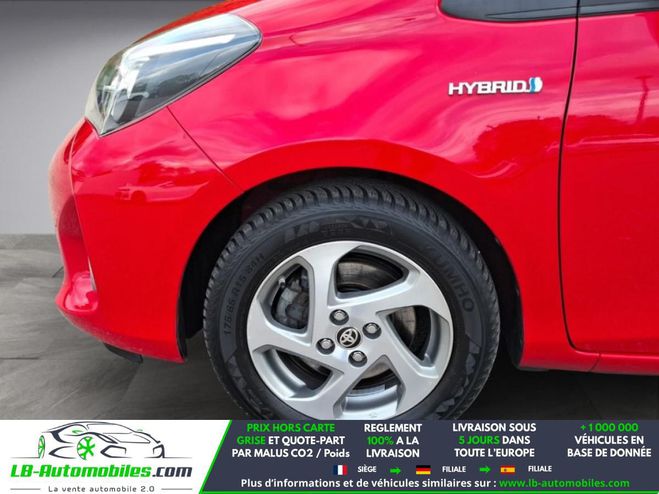 Toyota Yaris HYBRIDE 100ch Rouge de 2016