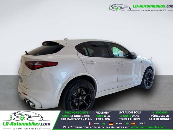 Alfa romeo Stelvio 2.9 V6 510ch BVA Blanc de 2019