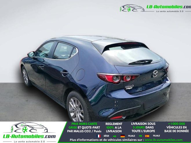 Mazda 3 2.0L SKYACTIV-G M Hybrid 122 ch BVM Bleu M�tallique de 2020