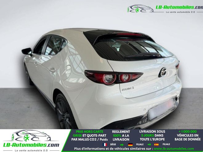 Mazda 3 2.0L e-SKYACTIV-G 122 ch BVM Blanc M�tallique de 2021