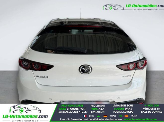 Mazda 3 2.0L e-SKYACTIV-G 122 ch BVM Blanc M�tallique de 2021