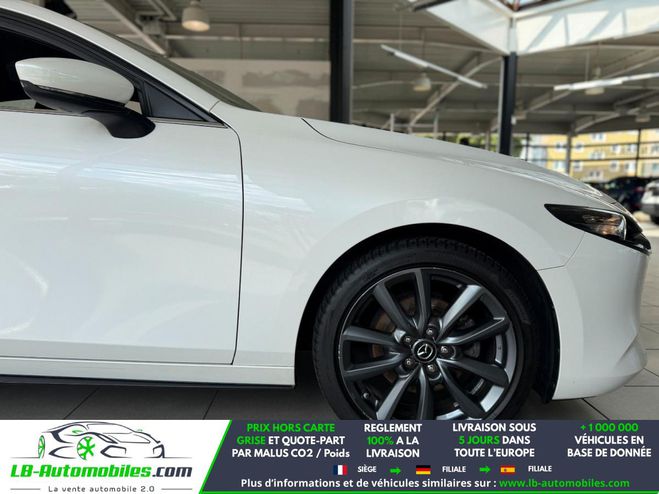 Mazda 3 2.0L e-SKYACTIV-G 122 ch BVM Blanc M�tallique de 2021