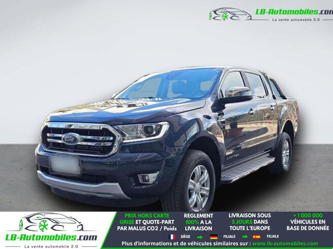 Ford Ranger DOUBLE CABINE 2.0 213 BVA Bleu de 2021