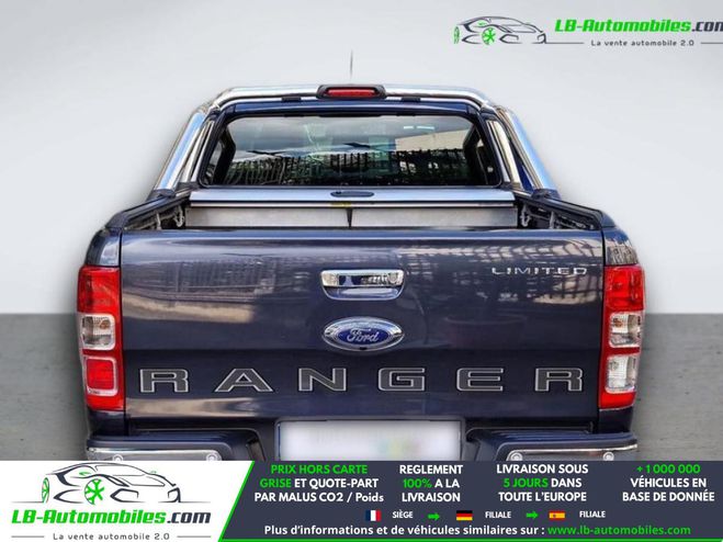 Ford Ranger DOUBLE CABINE 2.0 213 BVA Bleu de 2021