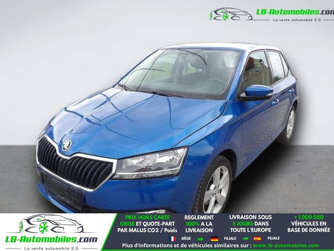 Skoda Fabia 1.0 MPI 75 ch BVM Bleu M�tallique de 2019