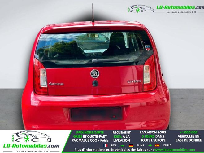 Skoda Citigo 1.0 12v MPI 75 ch BVM Rouge de 2016