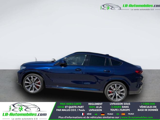 BMW X6 xDrive40d 340 ch BVA Bleu M�tallique de 2021