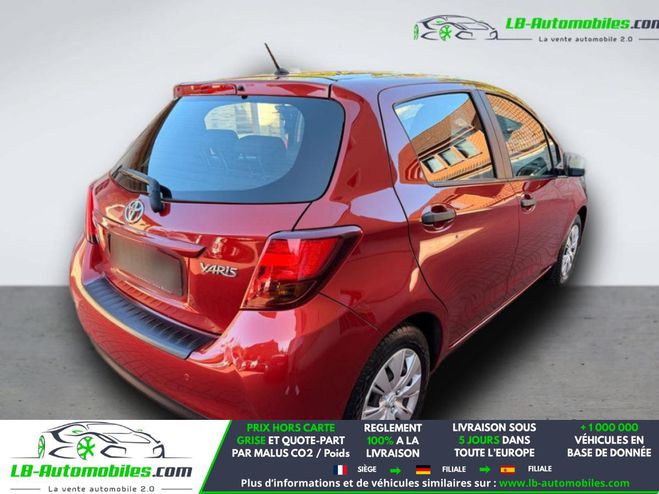 Toyota Yaris 69 VVT-i BVM Rouge M�tallique de 2015