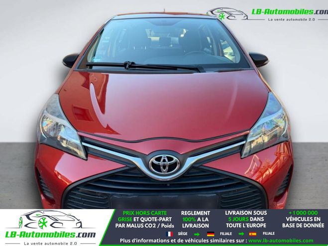Toyota Yaris 69 VVT-i BVM Rouge M�tallique de 2015