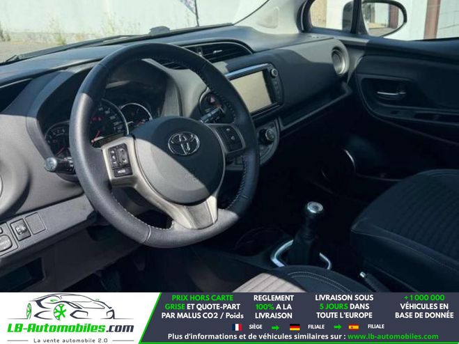 Toyota Yaris 69 VVT-i BVM Blanc de 2015