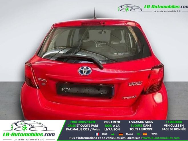 Toyota Yaris HYBRIDE 100ch Rouge de 2016