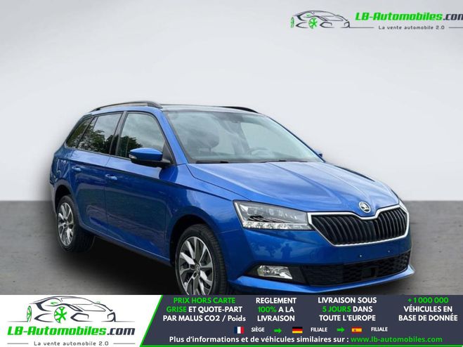 Skoda Fabia 1.0 TSI 95 ch BVA Bleu M�tallique de 2021
