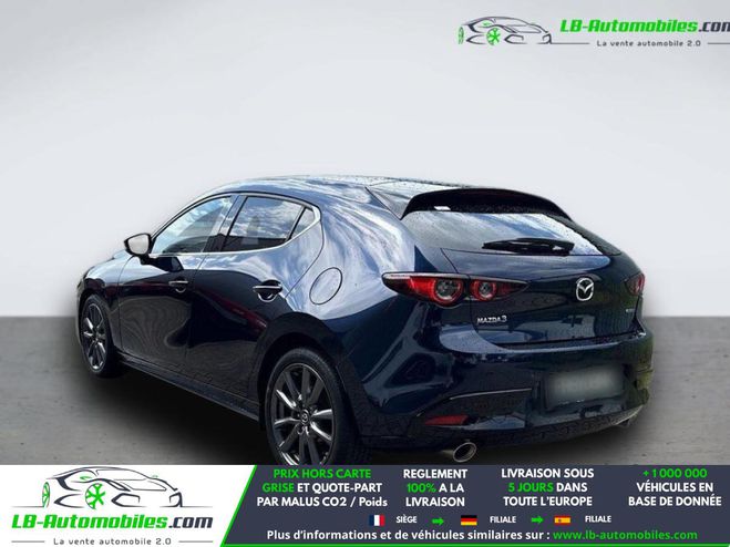 Mazda 3 2.0L SKYACTIV-X M Hybrid 180 ch BVM Bleu M�tallique de 2021
