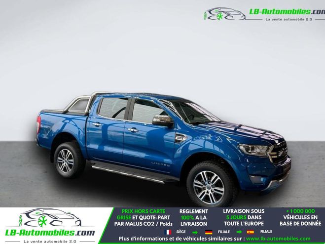 Ford Ranger DOUBLE CABINE 2.0 213 BVA Bleu M�tallique de 2021