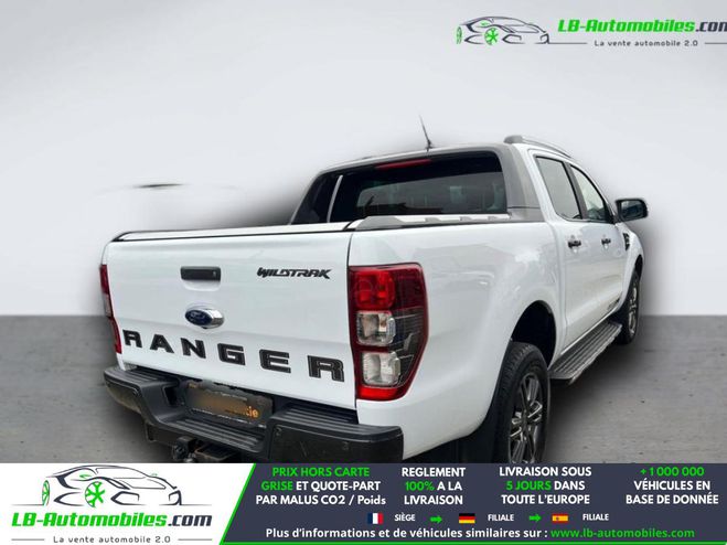 Ford Ranger DOUBLE CABINE 2.0 213 BVA Blanc de 2021