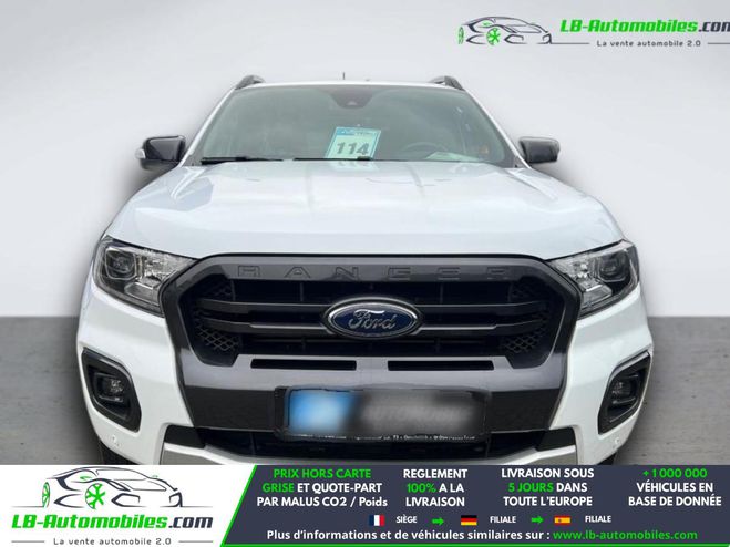 Ford Ranger DOUBLE CABINE 2.0 213 BVA Blanc de 2021