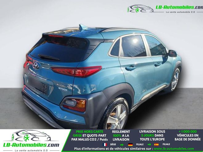 Hyundai Kona 1.6 T-GDi 177 BVA Bleu M�tallique de 2019