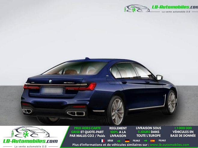BMW Serie 7 M760Li xDrive 585 ch BVA Bleu M�tallique de 2020