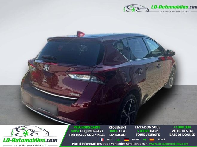 Toyota Auris Hybride 136 ch Rouge M�tallique de 2018